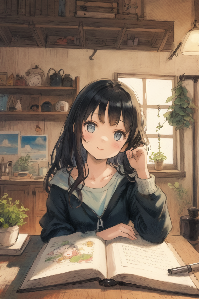 00000-3235195694-masterpiece,best quality,1girl,nostalgic,illustration,(face_1.2),indoors.png